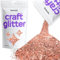 Hemway Craft Glitter - Rose Gold | 100g Multi Size Metallic Sequin Flakes for Resin & Epoxy Crafts | Supplies for Tumblers, Cards, Jewellery, Candle, Hair, Face, Body & Nail Art
