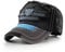 HUAYANGYUANYI Basecap Herren Baseballkappe Distressed Snapback Caps Retro Trucker Hat Mütze Unisex (Schwarz)