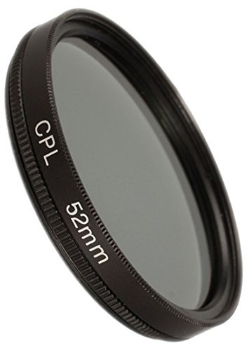 Nicfaky Filtre polarisant circulaire 52 mm pour 650D 700D D3100 D3200 D3300