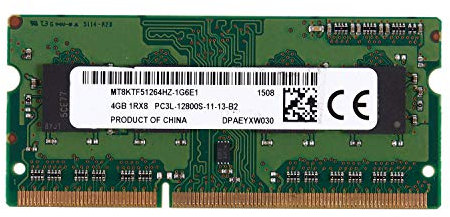 Zunedhys 2 GB DDR3 4 GB 1600 Mhz 1333 Mhz SO-DIMM DDR3L DDR3 1.35/1.5V Memoria RAM Memoria Sdram per notebook portatile (4 GB/1600)