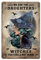 GLOBLELAND We are The Daughter of The Witches Vintage Metal Tin Sign Plaque Poster Retro Halloween Metal Wall Decorative Tin Signs 8×12inch for Home Kitchen Bar Coffee Shop Club Decoration
