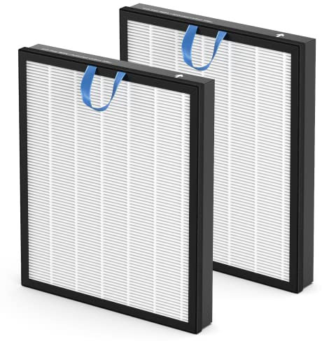 2 Pack Vital 200S Replacement Filter Compatible with LEVOIT Vital 200S Air Purifier, 3-in-1 H13 Grade True HEPA, High-Efficiency Activated Carbon Vital 200S-P Replacement Filter, Vital 200S-RF