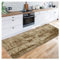 Siunwdiy Teppich Läufer Flur 40X240CM Vintage Braun rutschfest Waschbar Teppichläufer Lange Küchenläufer Korridor Modern Kurzflor Flur Läufer Teppiche Wohnzimmer Teppich,Anpassbar