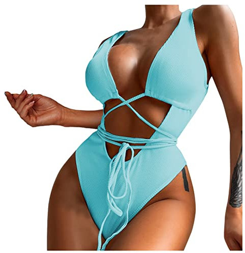 EODJXIO Slip Ciclo Mestruale Donna Cotone Costume Intero Donna Nuoto SGAMBATO Costume da Bagno Donna Intero con Ferretto Bikini Rosa Antico Costume Donna Intero Nero A Fascia