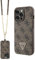 Guess GUHCP13XP4TDSCPW Hülle für iPhone 13 Pro Max 6.7 braun hardcase Crossbody 4G Metal Logo