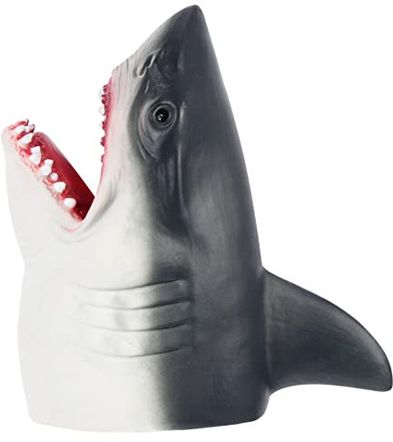 ibasenice Tierische Marionette Tierpuppenpuppe Tierpuppenhandschuh Marionetten Spielzeug Wolf Handpuppe Jeff Handpuppen Spielzeug Theaterpuppe Kiefer Waren Kleinkind Tierfigur Cosplay Vinyl