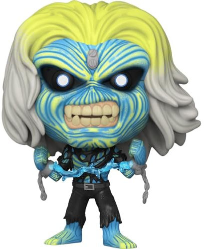POP Rocks: Iron [Maiden] Eddie - Live After Death Funko Vinyl Figure (Bundled with Compatible Box Protector Case), Multicolored, 3.75 inches