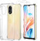 JDXHFF Cover Compatibile con Oppo A38 4G / Oppo A18 4G (6.56) Trasparente e 2 Pezzi Pellicola Protettiva in Vetro Temperato - Bumper Custodia Morbido Silicone Protettivo TPU Case Clear