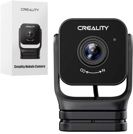 Creality Official Nebula Camera, 3D Printer Camera with Night Vision 24-Hour Remote Monitoring, Auto-Generate Time-Lapse Video, Compatible with Sonic Pad/Nebula Pad/Ender 3 V3 KE/CR 10 SE/Halot Mage