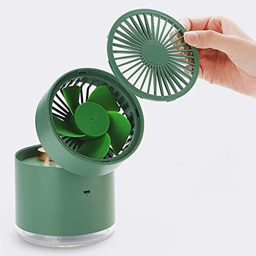 ARTSZY Personal Fans USB Mini Portable Fans Rechargeable Electric Handheld Air Conditioning Cooling Refrigeration Fan,Spray Hydrating Portable Air Conditioner Fan with 3 Speeds adjustable for Bedroom