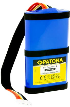 PATONA 6762 Akku Boombox 2 (10400 mAh) Lautsprecher Akku - Kompatibel mit JBL Boombox 2 SUN-INTE-213 SUN-INTE-268