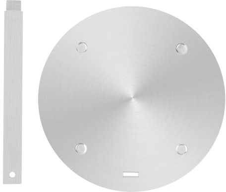 Induktionskochfeld-Adapterplatte, Lifenergric Induktionsplattenadapter, Edelstahl-Wärmeverteiler für Gasherd mit abnehmbarem Griff, 27,9 cm