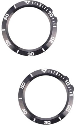 Uonlytech 2 Piezas De Material Duradero con Bisel Metálico Resistente A Arañazos para Fenix 3