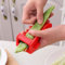 DTREELS Green Bean Slicer, Multipurpose Beans Cutter, Stainless Steel Snow Bean Green Bean Cutter, Long Bean Shredder Vegetable Remover Slicer, Kitchen Slicer Tool Gadget for Vegetable