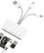USB C Lightning USB Adapter 5in1 SD Micro SD Card Reader USB 3.0 Charger Ports for iPhone16 15 Memory Stick Converter compatible for Samsung Galaxy for iPad Pro MacBook Camera Storage Hub Accessories