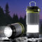 Quntis LED Campinglampe, Faltbare Camping Lantern Superhell wiederaufladbare Camping Lampe 4 Helligkeiten Dimmbar, Notfallleuchte geeignet für Stromausfällen, Wandern, Notfall, Ausfälle usw