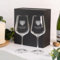Wanapix | Pack 2 Verres à Vin Personnalisés | Boîte Cadeau Incluse | Verre à Vin en cristal gravés | Pack de Verres Vin en cristal Bohème personnalisables | Heart