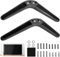 TV Stand Base Pedestal Feet, Base Replacement for Most Roku TCL 28 32 40 43 49 50 55 58 65 Inch TVs Base Feet Table Desk Pedestal TV Stand Feet Legs with Screws Anti-Scratch Pad Easy to Install