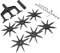 Écariant de Jardin Tull Rotatif, Jardin Aerator Garden Scarificateur Cultivateur Cultivator Cultivator Tool