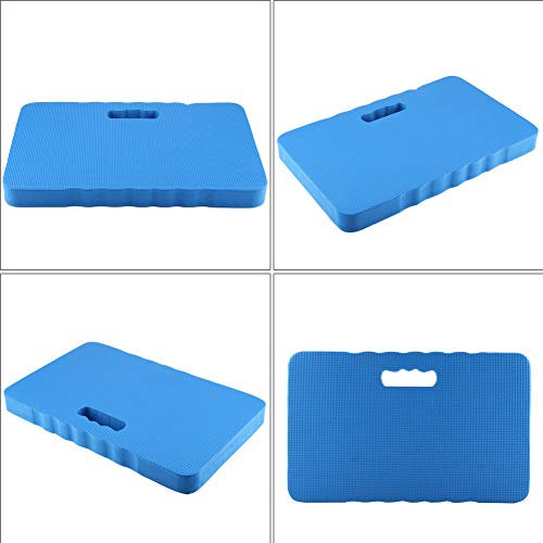 Aramox Almohadilla de Rodilla de Colchón de Almohadilla de Rodilla para Jardinería con Portátil Material de EVA Impermeable para Ejercicio de Trabajo Uso Exterior Al Aire Libre (BLUE)