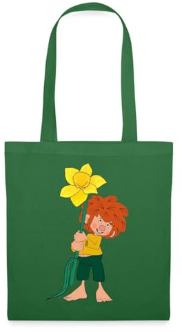 Spreadshirt Pumuckl Design Mit Gelber Blume Stoffbeutel