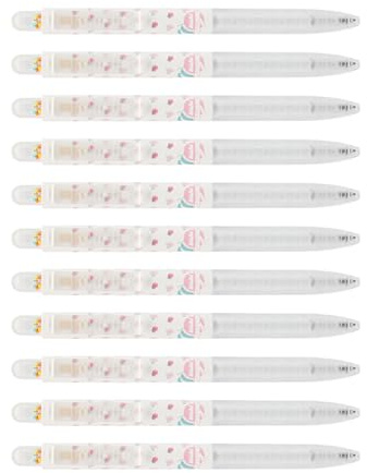12Pcs Noise Frees Retractable Gel Pen Fast Dry Inks Not Smudges Writing Comfortable Handle for Students Professional Quick Drying Gel Set