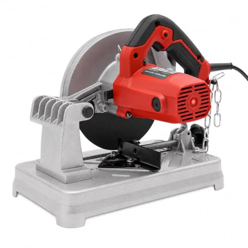 Troncatrici, 1200 W, smerigliatrice in metallo 5200 giri/min, lama da 185 mm, angolo di taglio 0–45°, rame/alluminio/nylon, per legno e metallo Argento/Rosso/Nero