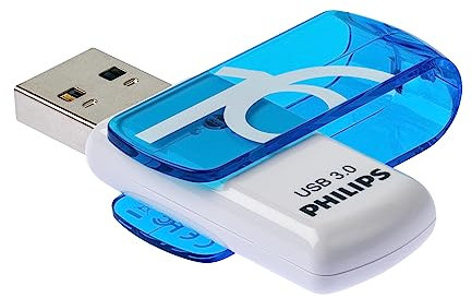 Philips Vivid Edition Super Speed 3.0 USB-Flash-Laufwerk USB-Stick 16 GB mit Schwenkkappe für PC, Laptop, Computer Data Storage, Lesegeschwindigkeit bis zu 100 MB/s