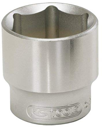 KS Tools 3/8'' Stecknuss 10mm 30mmL / 6-Kant / matt verchromt