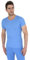 Herren Thermo-Unterhemd/Kurzarm-T-Shirt (Brustumfang: 81-86 cm (Small)) (blau)