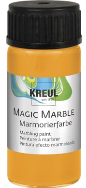 KREUL 73232 Magic Marble Marmorierfarbe, 20 ml, neon orange
