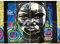 Doppelganger33 LTD Graffiti Street Bogota African Woman Wall Art Multi Panel Poster Print 47X33 Inches