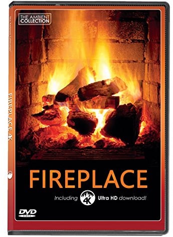 FEUER DVD | KAMINFEUER mit 4K ULTRA HD Download mit langen Holzfeuern und Geräuschen von brennendem Holz