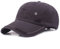 Kuyou Vintage Cotton Basecap Snapback Caps Outdoor Baseball Kappe Mütze, Grau, Einheitsgröße