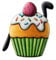 Disney Pluto Cupcake PVC Magnet