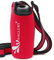 VIVAGLOR Water Bottle Carrier, Lightweight Comfortable Neoprene Water Bottle Holder Bag for Daily Walking, Hiking and Other Outdoor Activities, Fits 8-9CM Diameter, Red