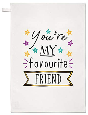 Gift Base You'Re Mein Favorit Freund Stars Geschirrtuch Spüllappen