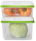 Rubbermaid FreshWorks Vorratsdosen für große Produkte, 4-teiliges Set, Kunststoff, Clear, 4-Piece