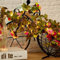 Riaxuebiy Künstliche Rose Blumen Lichterketten 2m 20 LED Blumen Reben Girlande Fee Lampe Kranz Batteriebetrieben Angetrieben für Weihnachten Hochzeitsfeier Dekoration (Rosarot)