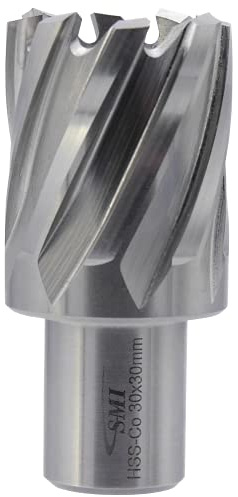 SMI HSS-E Cobalt Kernbohrer 30 mm Drm. Schnitttiefe 30 mm, Aufnahme 19 mm Weldonschaft