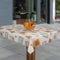 Wachstuch-Tischdecke Wachstischdecke Tischwäsche Abwaschbar Wachstuchdecke G11, Muster:Blumen weiß beige grün, Größe:110x160