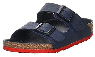 Birkenstock Arizona Kids Desert Soil Blue Red, Birko Flor, PIANELLE, 32 EU