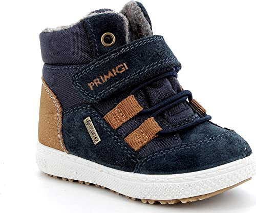 Primigi Barth 19 GTX, Stivale alla Caviglia, Blu Navy, 22 EU