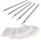 ATOMUS 50PCS Body Tattoo Piercing Needles Stainless Steel Sterile 12G 14G 16G 18G 20G Disposable Ear Nose Navel Nipple Lip Piercing Needles