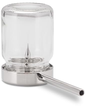 LX Pipes das Glaas Rauch Glas für Tabak & Kräuter - Moderne Tabakpfeife für reinen Genuss - Tabakpfeife Set mit Tip Holder und langem Mundstück - Großes Rauch Glas Pfeifenset