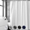REDKEY Duschvorhang 120x180 cm, Anti-schimmel Badvorhang, Waschbar Schnelltrocknend Wasserabweisend PVC Textil, Antibakteriell Badewanne Vorhang mit 8 Haken für Bad Dusche, Weiß