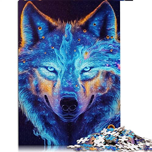 für Erwachsene 1000 Teile Puzzle Wolf Puzzles Holzpuzzle Lernspielzeug (Größe 50x75cm)