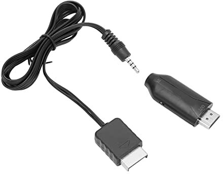 KOSDFOGE HDMi-Kabel Forvps1 zu HD-Multimedia-Schnittstelle HD-Link-Kabel, 39,3 Zoll Spielekonsolen-Videokonverterkabel Für PS2, Plug-and-Play