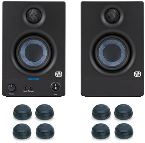 PreSonus Eris 3.5 - Altoparlante attivo da studio 2nd Gen + ammortizzatore di vibrazioni Keepdrum