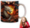 Lnhgh Dragon Coffee Mug - 2024 Dragon Pattern Mugs | 2024 Dragon Pattern Mugs 11oz for Coffee Milk Tea Lovers,